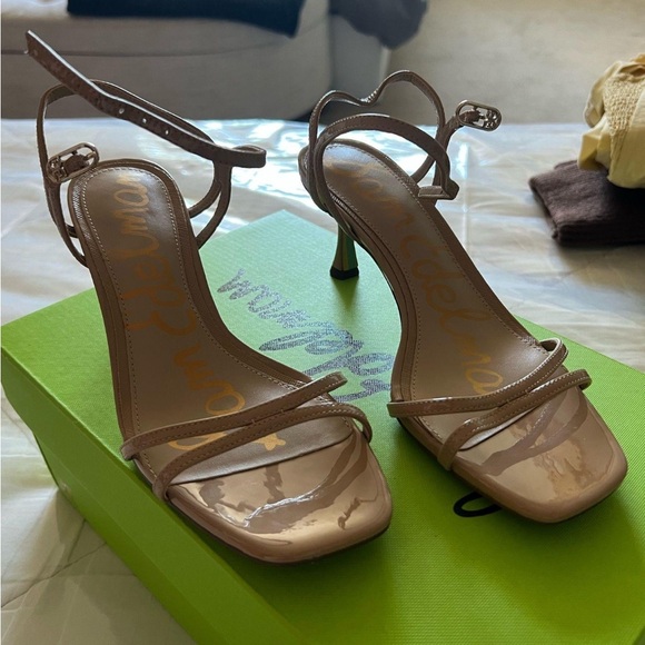 Sam Edelman Tan Leather Sandals - Picture 1 of 4